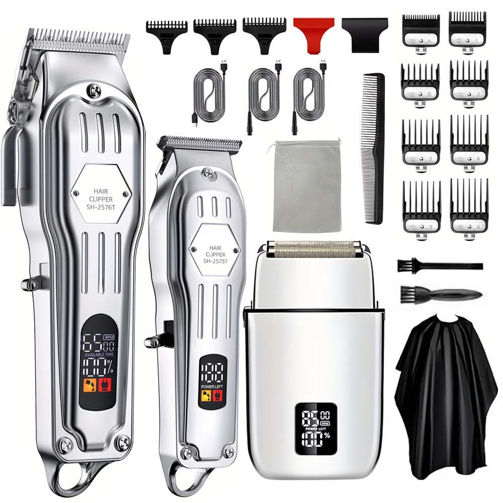Electric Shaver Rotary - Professional Hair Clipper & Trimmer Set