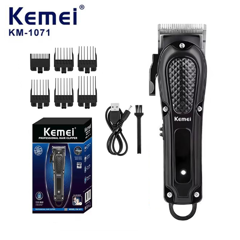 Electric Shaver Rotary - Kemei KM-1071 Electric Hair Clipper UBS