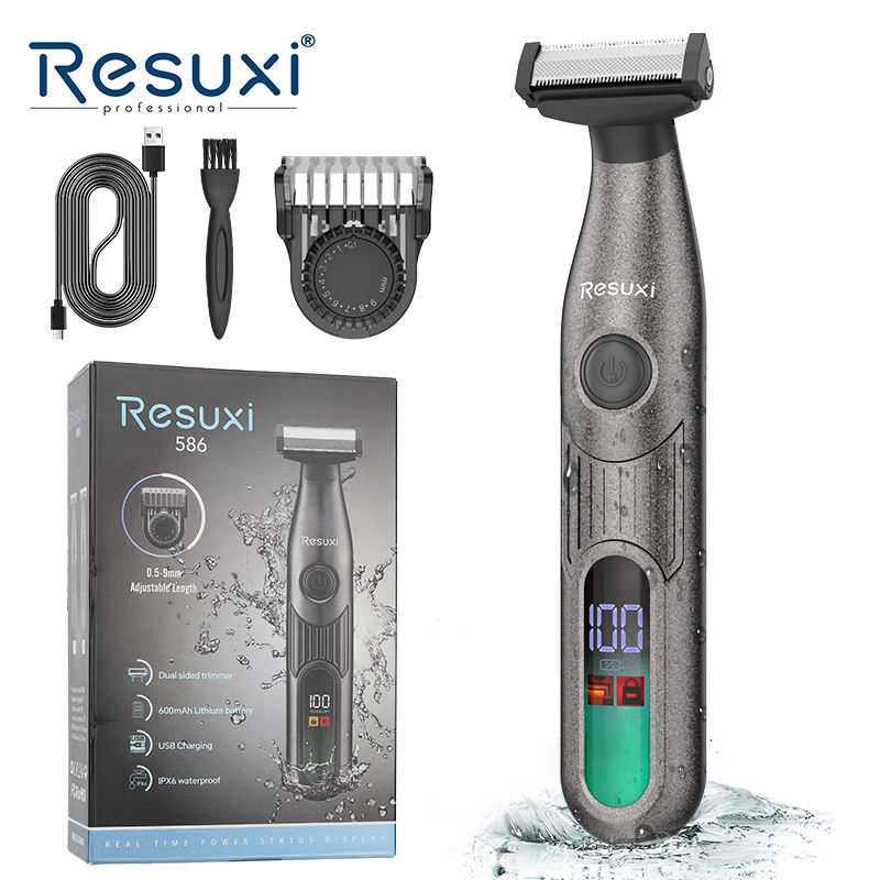 Men'S Grooming Electric Trimmer - Resuxi 586 Premium Mens Grooming Shaver
