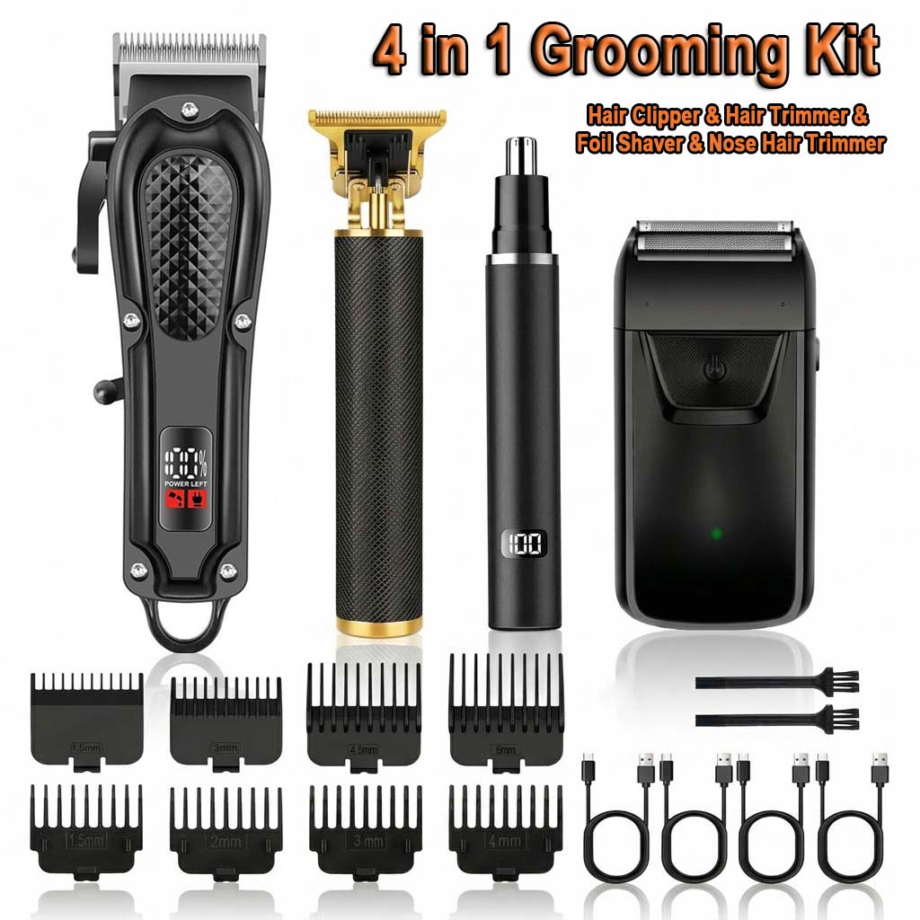 Electric Shaver Rotary - 4 in 1 Men's Hair Clipper