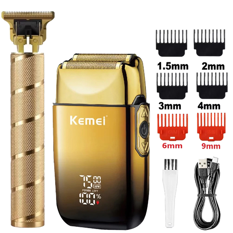 Men'S Grooming Electric Trimmer - Kemei KM-TX10 T9 Hair Trimmer Electric