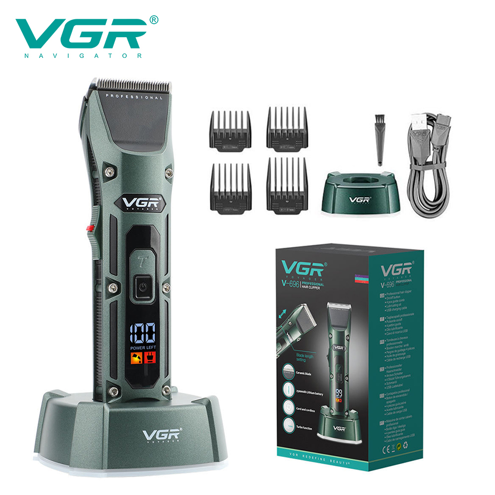 Electric Shaver Rotary - VGR V-696 New metal Popular Salon