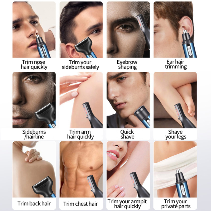 Electric Nose Ear Hair Trimmer - огляд і ціна Electric Shaver Rotary