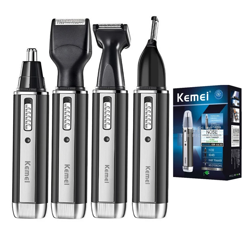 Kemei rechargeable electric al - огляд і ціна Men'S Grooming Nose And Ear
