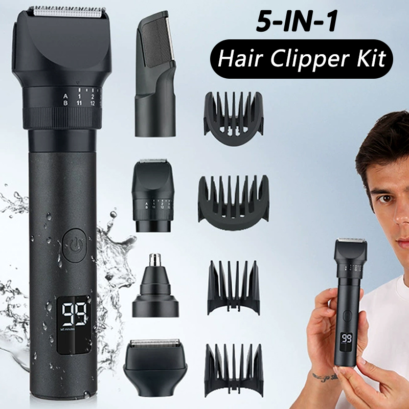 5-In-1 Cordless Hair Clipper L - огляд і ціна Men'S Grooming Electric Trimmer