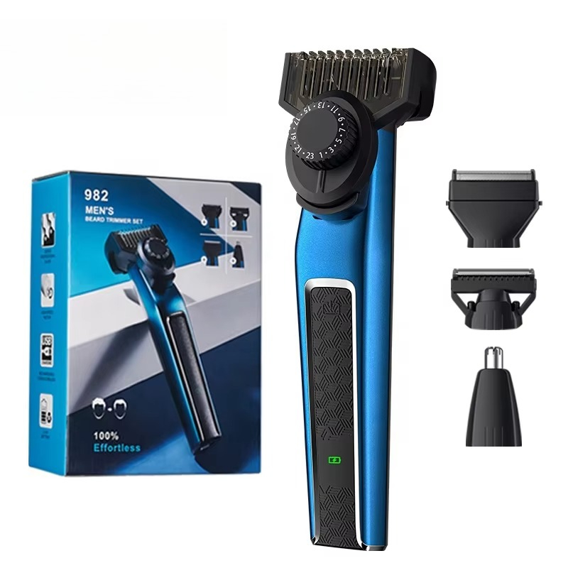 982 Men Beard Trimmer Set Hair - огляд і ціна Men'S Grooming Nose And Ear