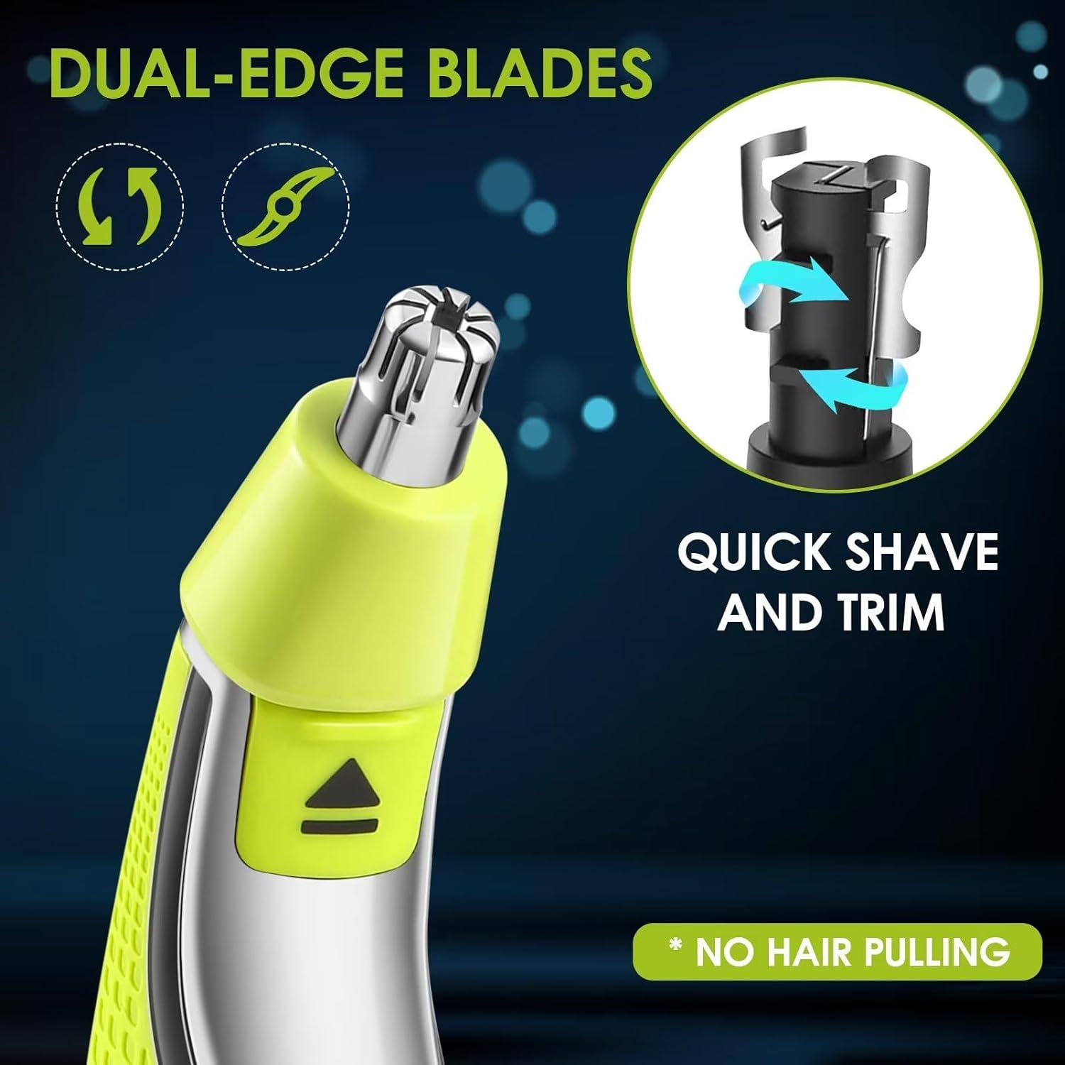YUKU Nose Hair Trimmer Replace - огляд і ціна Electric Shaver Rotary