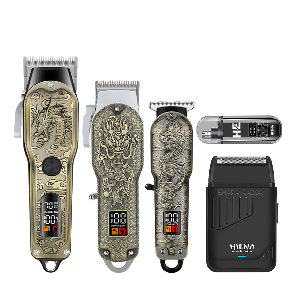 HIENA 5pcs Professional Hair C - огляд і ціна Men'S Grooming Electric Trimmer