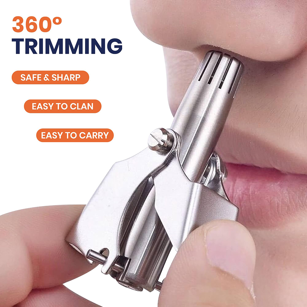 Portable Stainless Steel Manua - огляд і ціна Men'S Grooming Nose And Ear