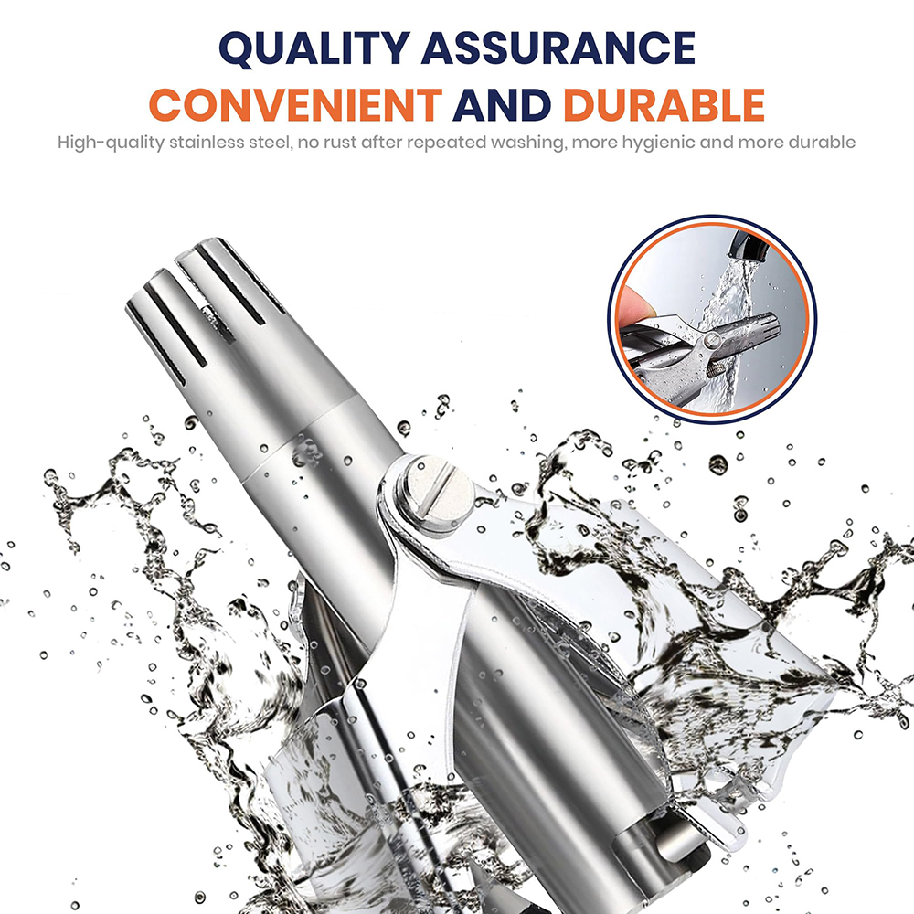 Portable Stainless Steel Manua - огляд і ціна Men'S Grooming Nose And Ear