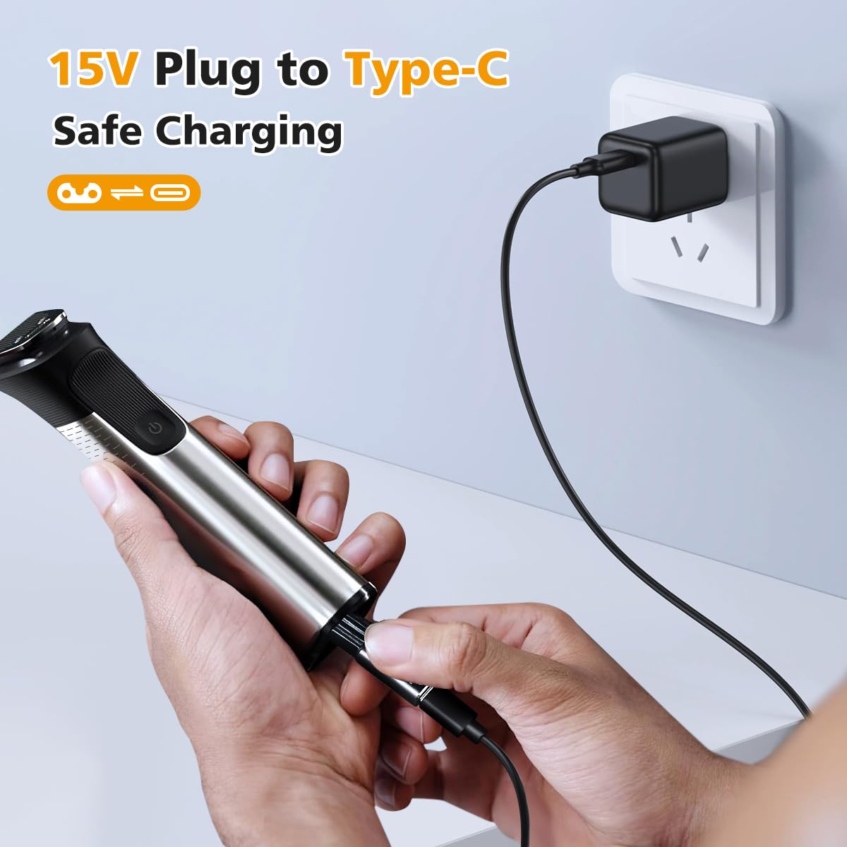 15V USB-C Safe Stable Mini Cha - огляд і ціна Electric Shaver Rotary
